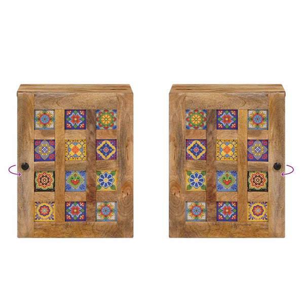 Hängender Badezimmerschrank Mango Massivholz