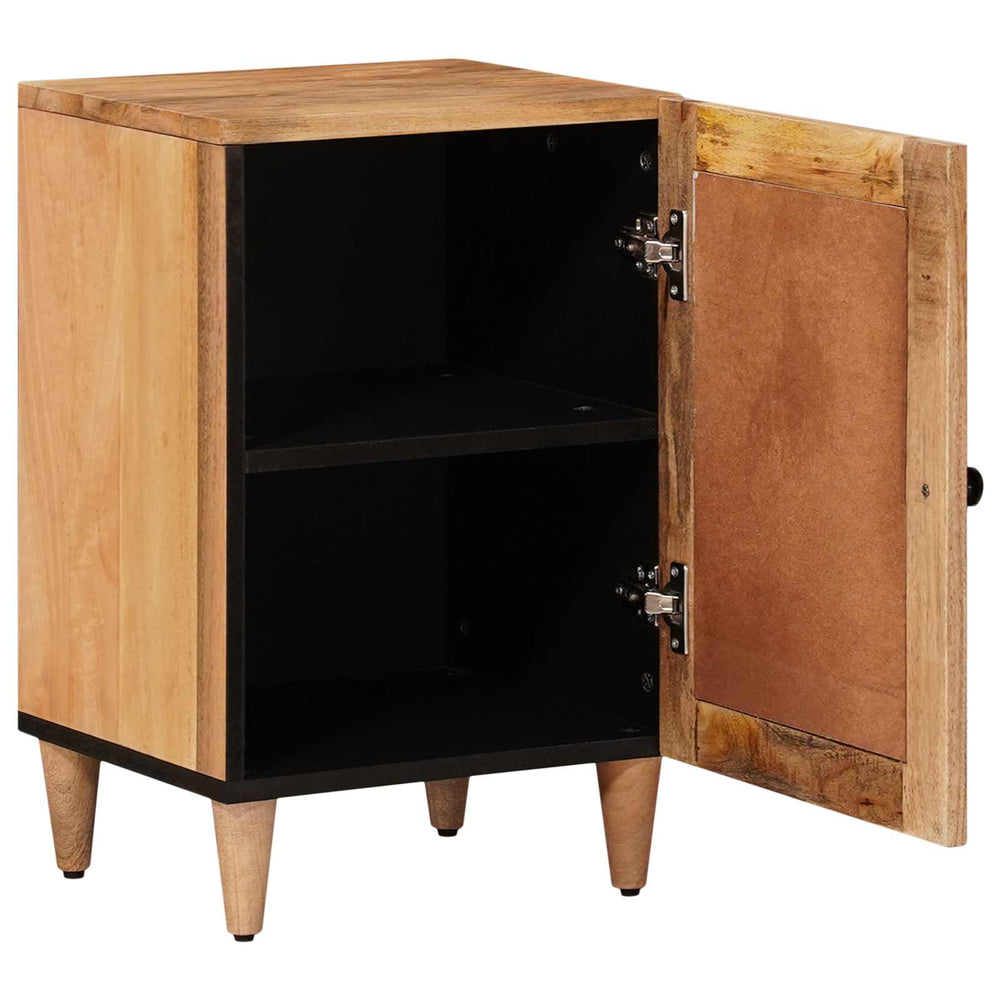 Badezimmerschrank Mango Massivholz Natur