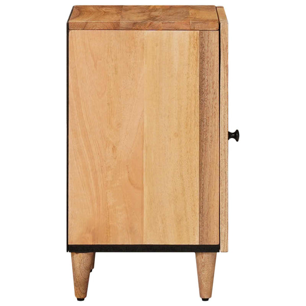 Badezimmerschrank Mango Massivholz Natur