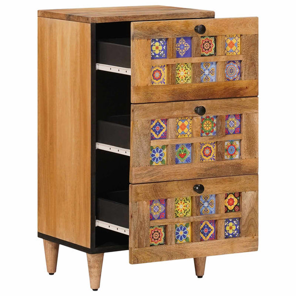 Sideboard Mango Massivholz 40x33x75 cm