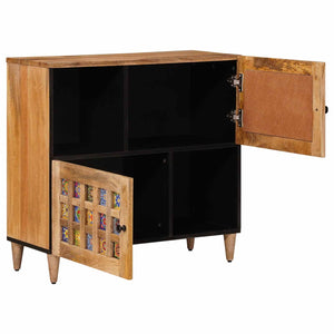 Mango Massivholz Sideboard Natur 80cm