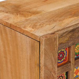 Sideboard Mango Massivholz Natur 90 cm