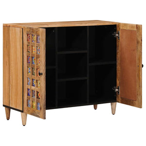 Sideboard Mango Massivholz Natur 90 cm
