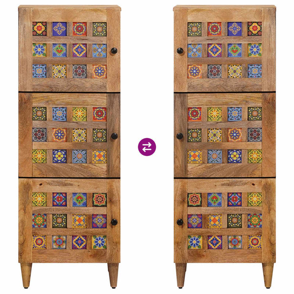 Highboard Mango Massivholz 110cm