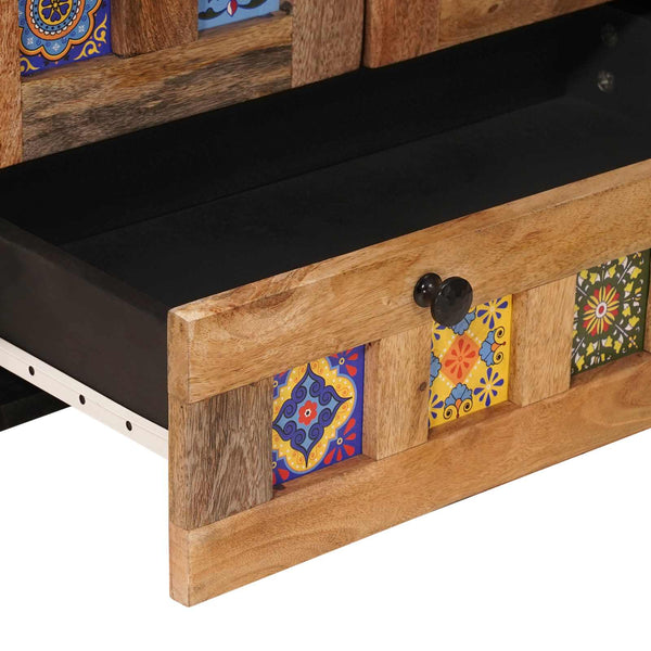 Highboard Mango Massivholz 60x100 cm