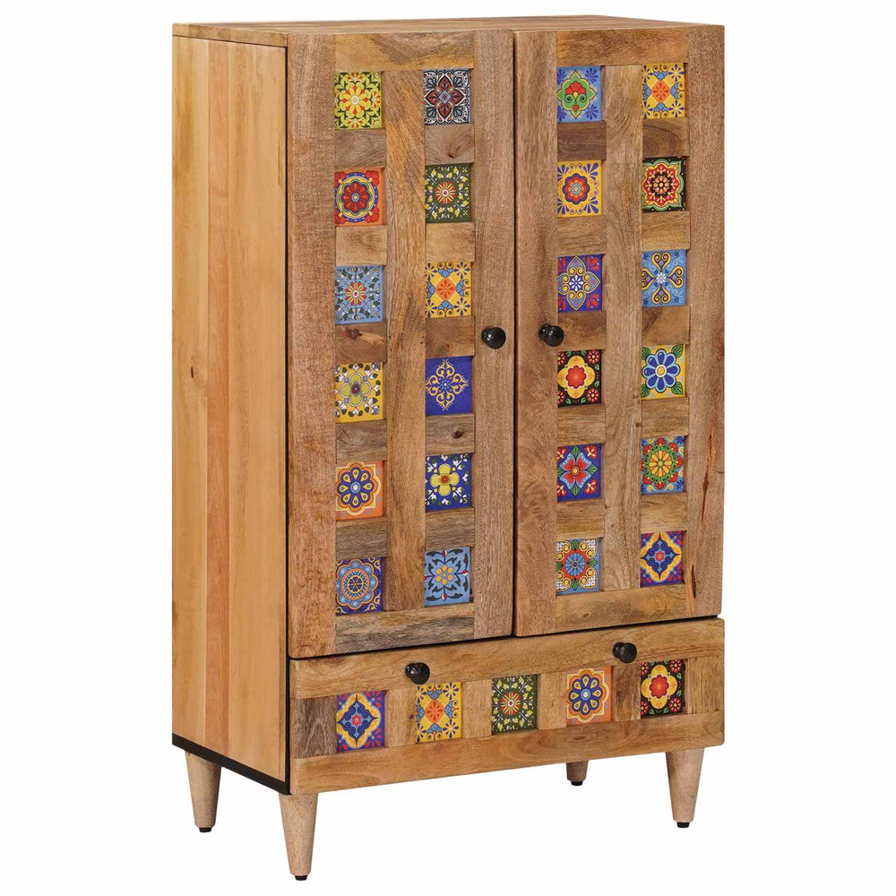 Highboard Mango Massivholz 60x100 cm