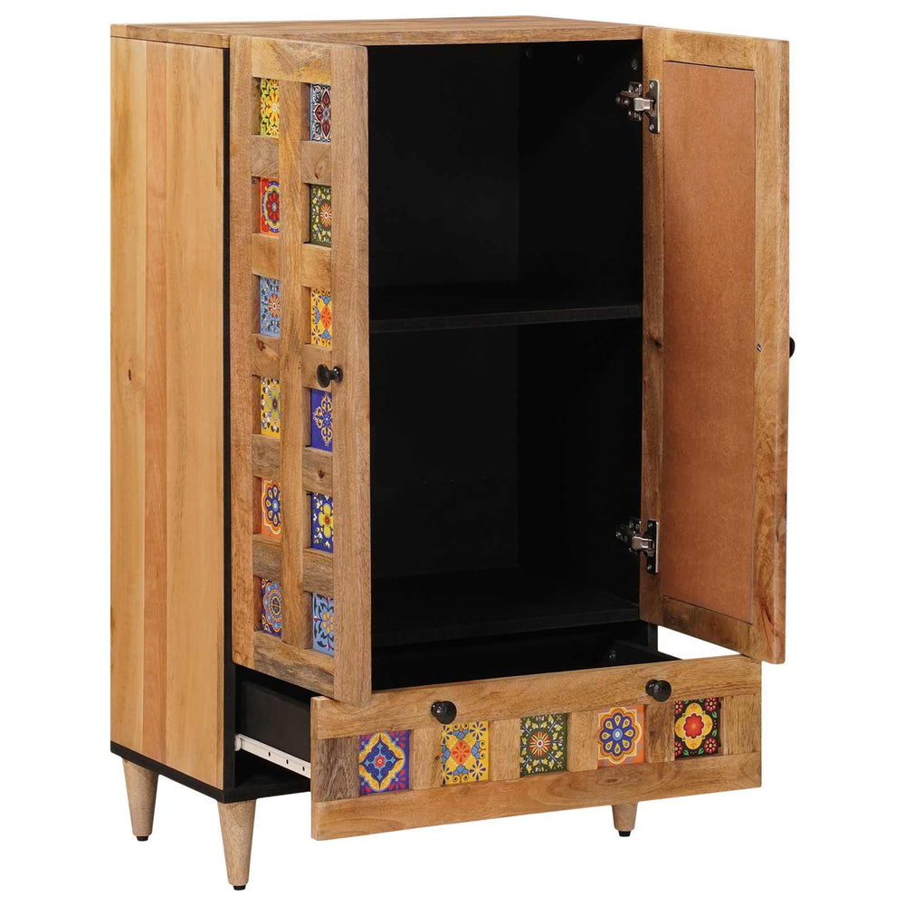 Highboard Mango Massivholz 60x100 cm