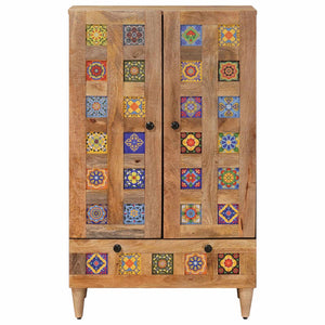 Highboard Mango Massivholz 60x100 cm