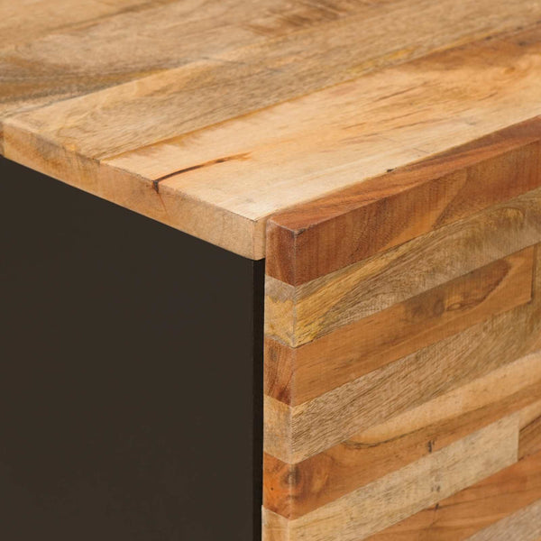 Braunes Mango Massivholz Sideboard 60x75cm