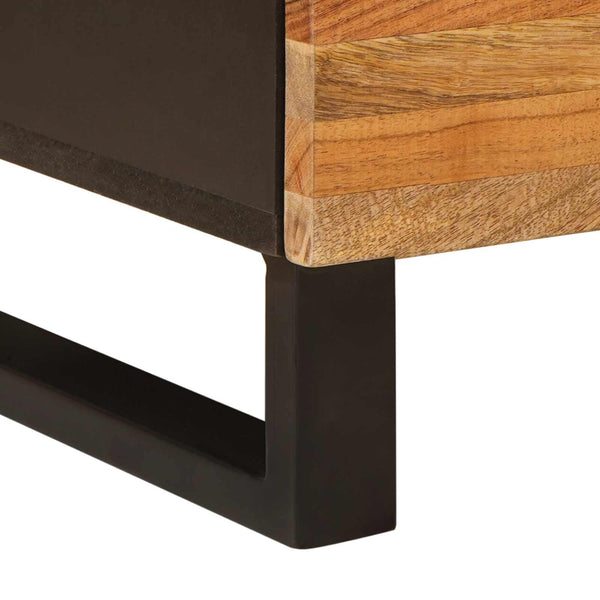Braunes Mango Massivholz Sideboard 60x75cm