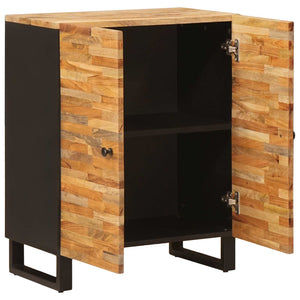 Braunes Mango Massivholz Sideboard 60x75cm