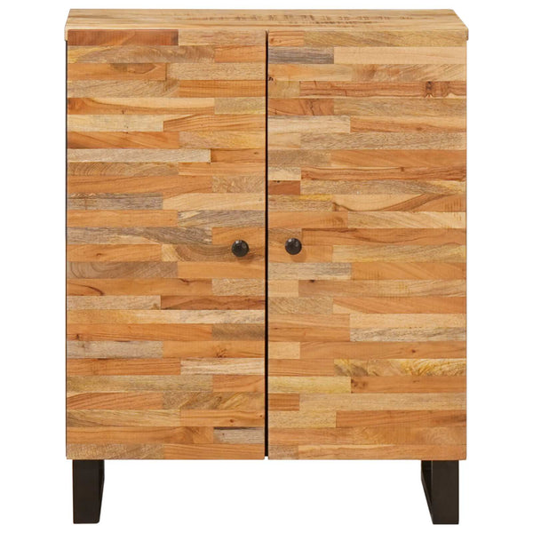 Braunes Mango Massivholz Sideboard 60x75cm