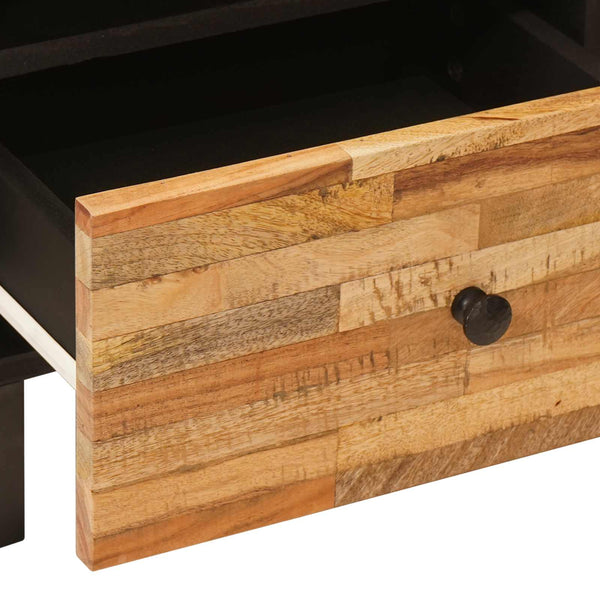 Nachttisch Mango Massivholz Braun 40x33x46 cm