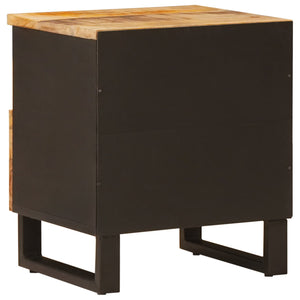 Nachttisch Mango Massivholz Braun 40x33x46 cm