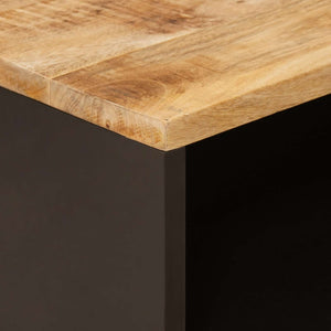Brauner Bettkasten Mango Massivholz 50x62 cm