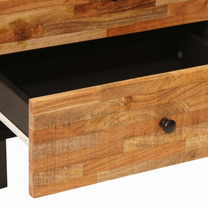 Brauner Bettkasten Mango Massivholz 50x62 cm