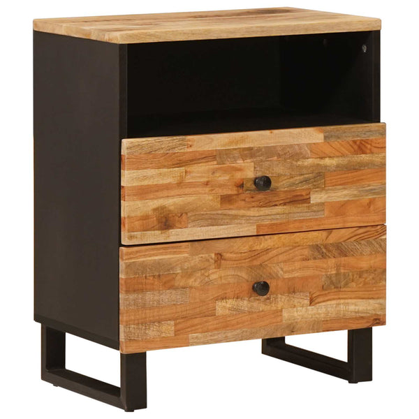Brauner Bettkasten Mango Massivholz 50x62 cm