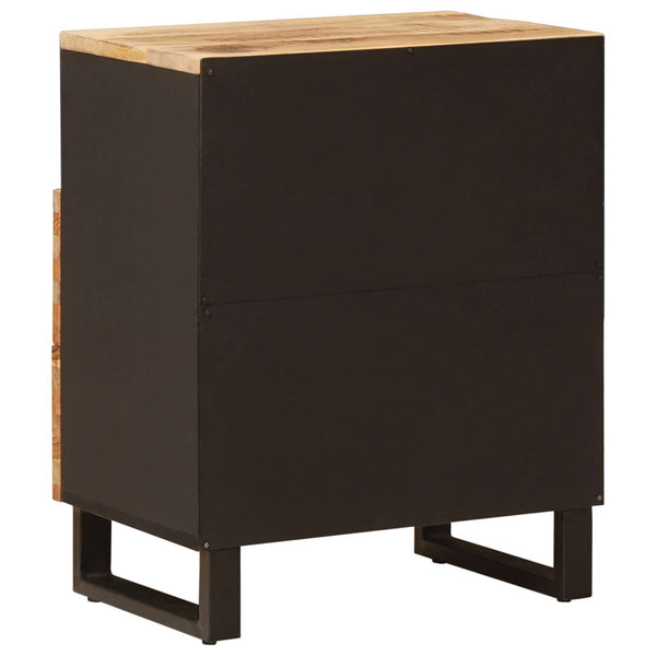 Brauner Bettkasten Mango Massivholz 50x62 cm