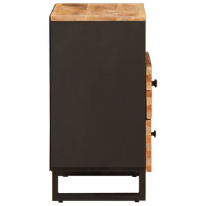 Brauner Bettkasten Mango Massivholz 50x62 cm