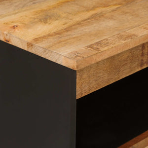 Brauner Seitenschrank Mango Massivholz 60cm