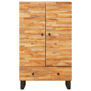 Highboard Braun Mango Massivholz 60x33x100 cm