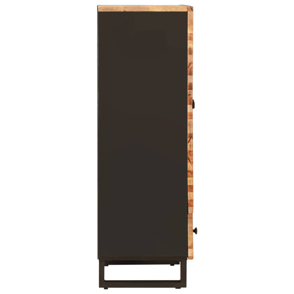 Highboard Braun Mango Massivholz 60x33x100 cm