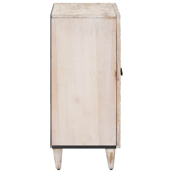 Weißes Mango Massivholz Sideboard 60 cm