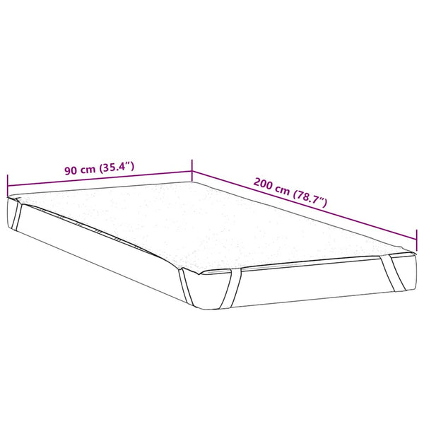 Wasserdichter Matratzenschoner 90x200 cm