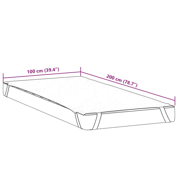 Wasserdichter Matratzenschoner 100x200 cm