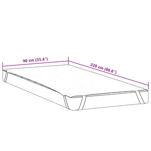 Wasserdichter Matratzenschoner 90x220 cm