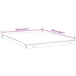 Wasserdichter Matratzenschoner 140x220 cm
