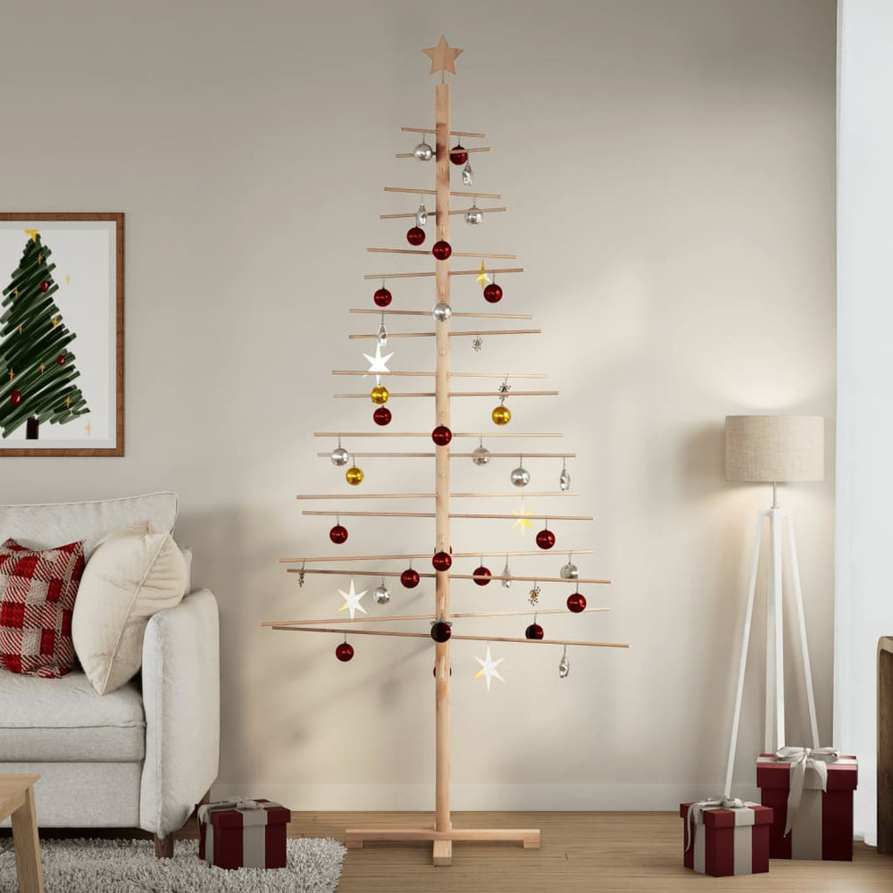 Holz Weihnachtsbaum 210cm Kiefer