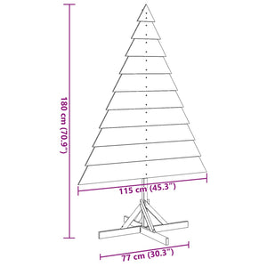 Weihnachtsbaum Holz 180cm zum Schmücken