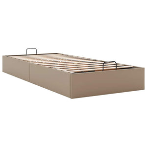 Ottoman Bett 80x200cm Cappuccino-Braun Kunstleder