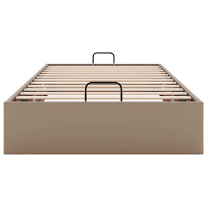 Ottoman Bett 80x200cm Cappuccino-Braun Kunstleder