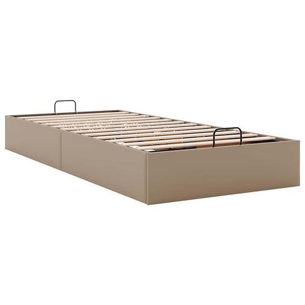 Ottoman Bett Cappuccino-Braun 90x190cm
