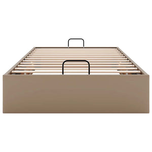 Ottoman Bett Cappuccino-Braun 90x190cm