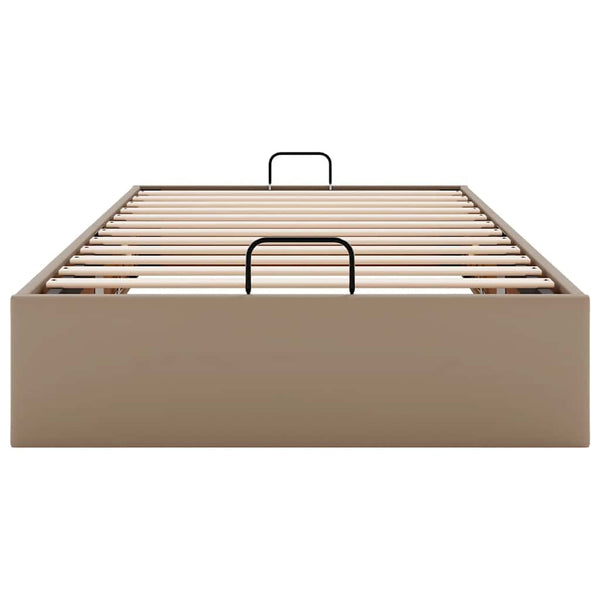 Ottoman Bett Cappuccino-Braun 90x190cm