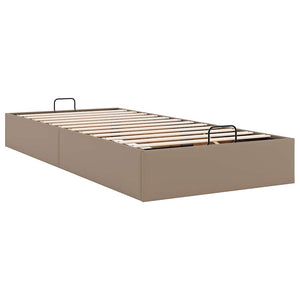 Ottoman Bett 100x200 Cappuccino Kunstleder