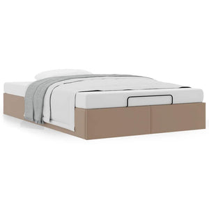 Ottoman Bett Cappuccino 120x200cm Kunstleder