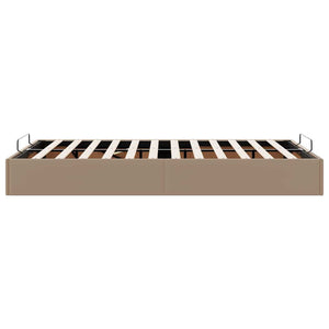 Ottoman Bett Cappuccino 120x200cm Kunstleder