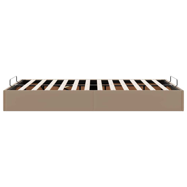 Ottoman Bett Cappuccino 120x200cm Kunstleder