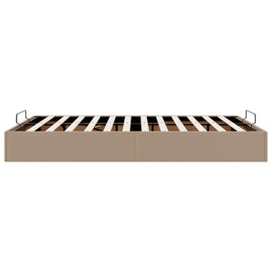 Ottoman Bett 140x190cm Cappuccino Kunstleder