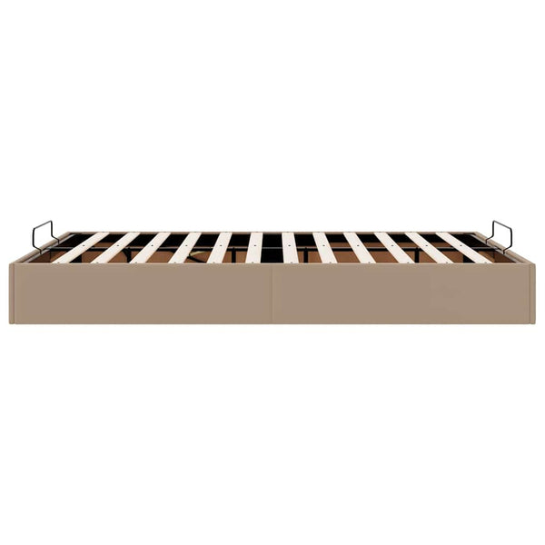 Ottoman Bett 140x190cm Cappuccino Kunstleder