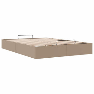 Ottoman Bett 140x200cm Cappuccino Kunstleder