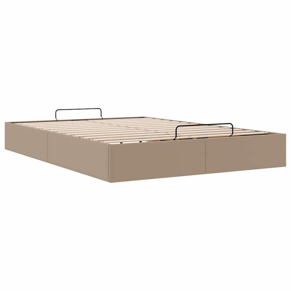 Ottoman Bett 140x200cm Cappuccino Kunstleder