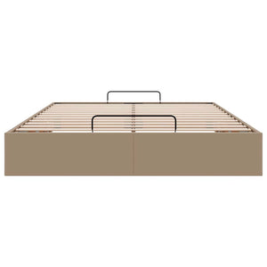 Ottoman Bett 140x200cm Cappuccino Kunstleder