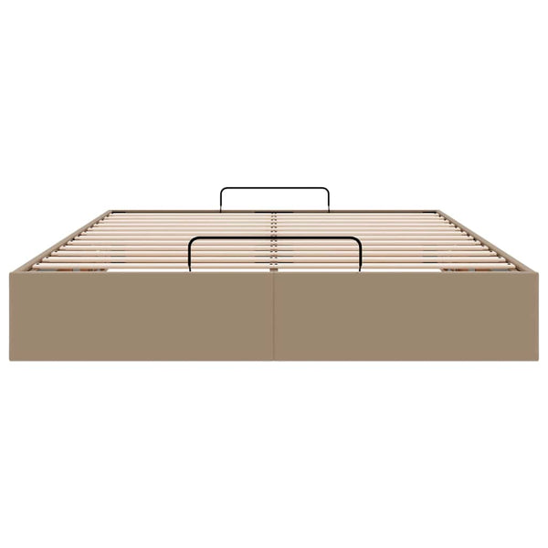 Ottoman Bett 140x200cm Cappuccino Kunstleder
