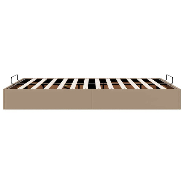 Ottoman Bett 140x200cm Cappuccino Kunstleder