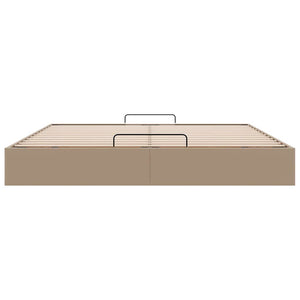 Ottoman Bett 160x200cm Cappuccino Kunstleder